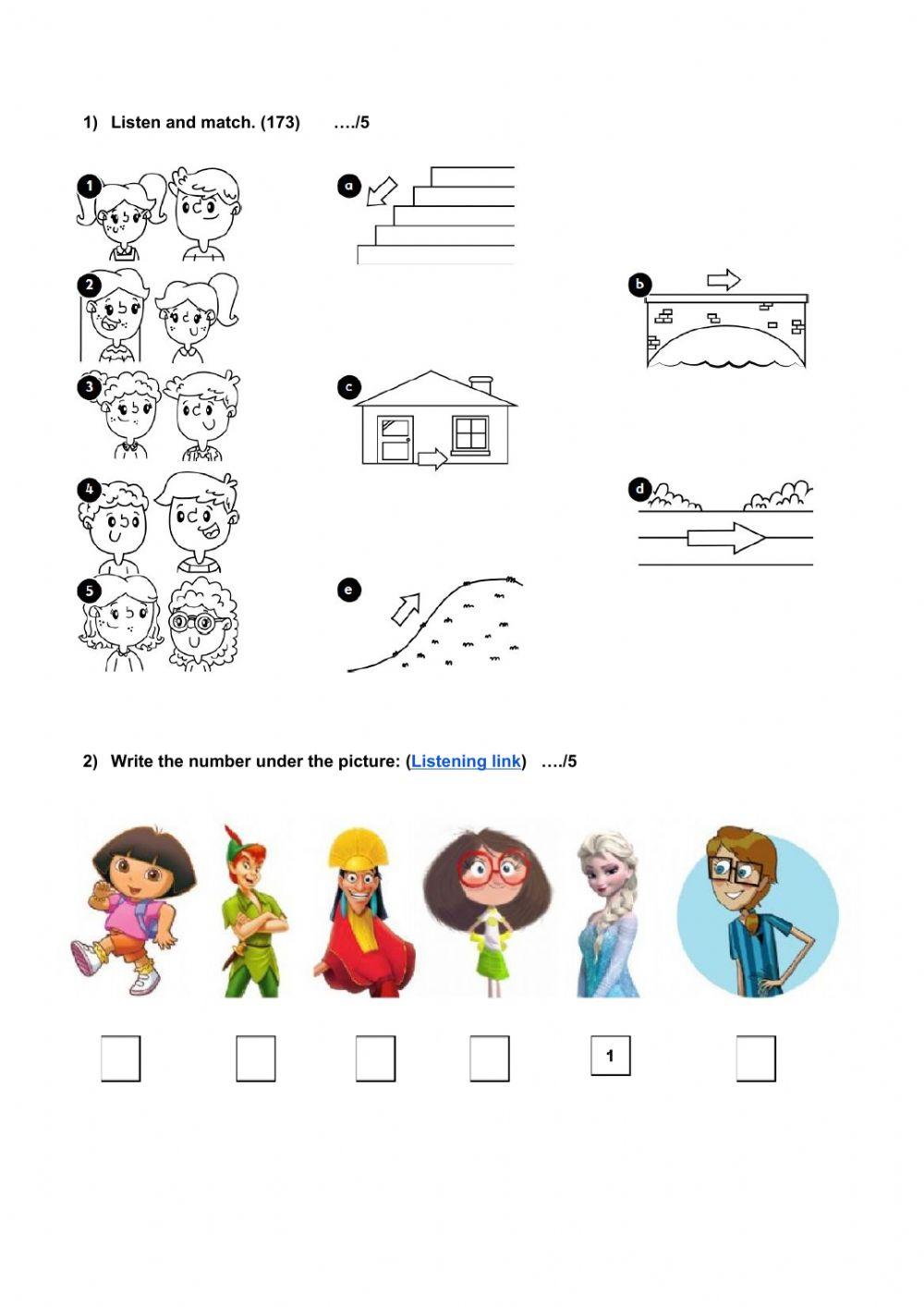 Reading and listening Description