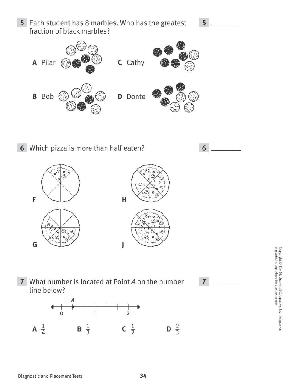 Grade 4 Math Diagnostic Assessment Part 1