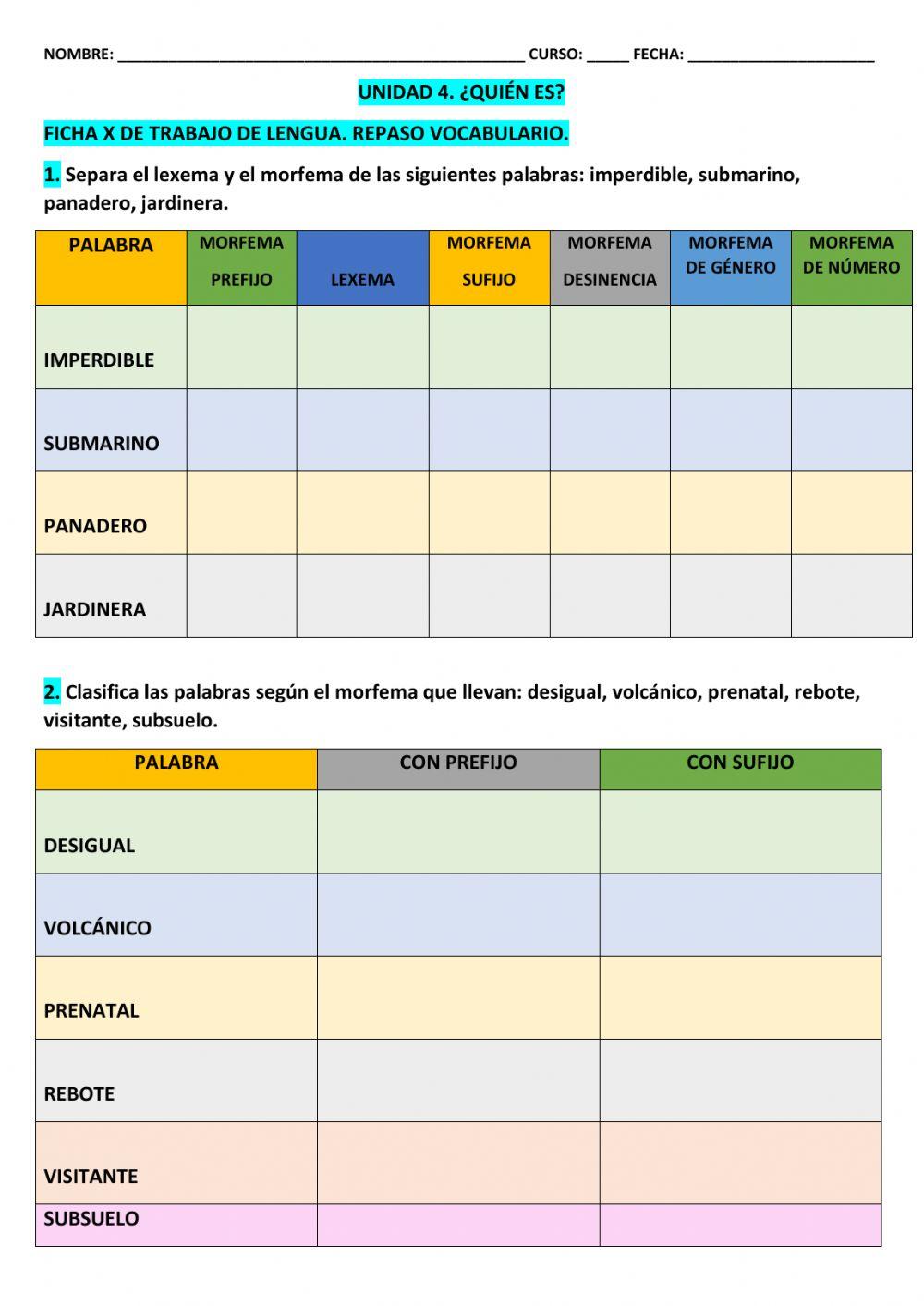 Ficha 10 LCL T-4 5º EPO