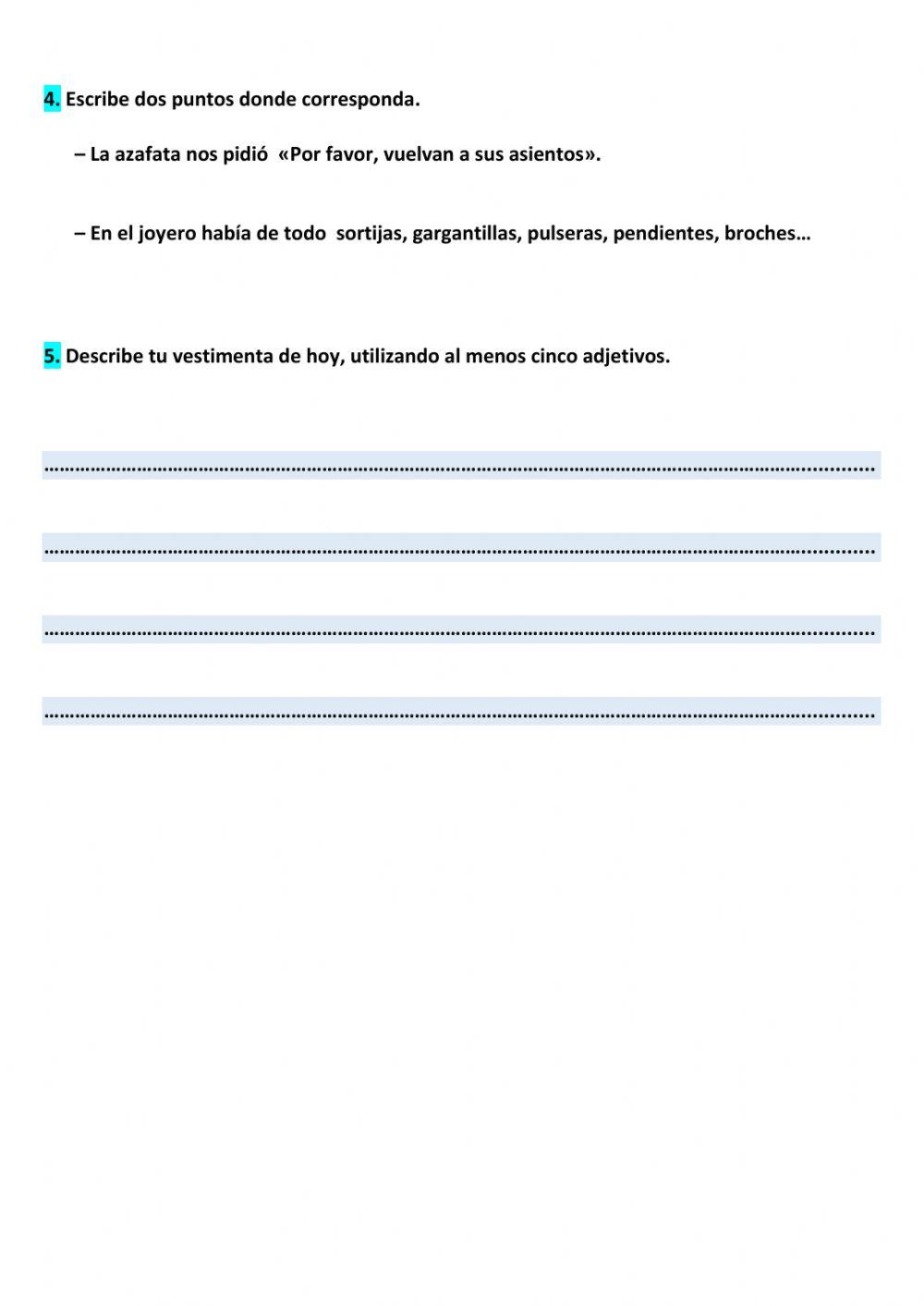 Ficha 14 LCL T-4 5º EPO