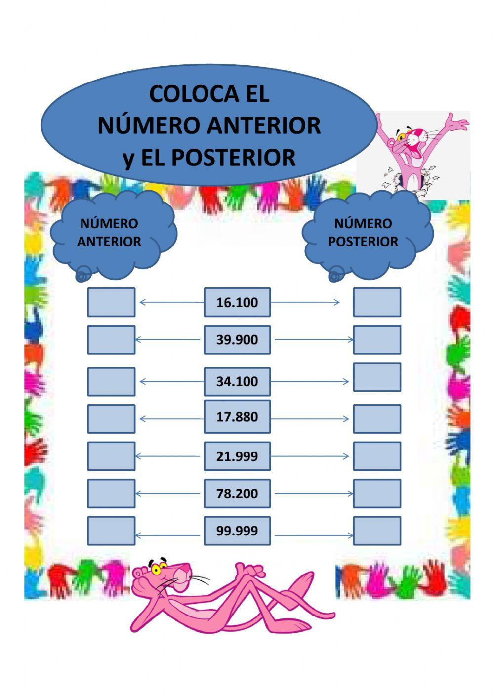 NUMERACIÓN hasta 5 cifras