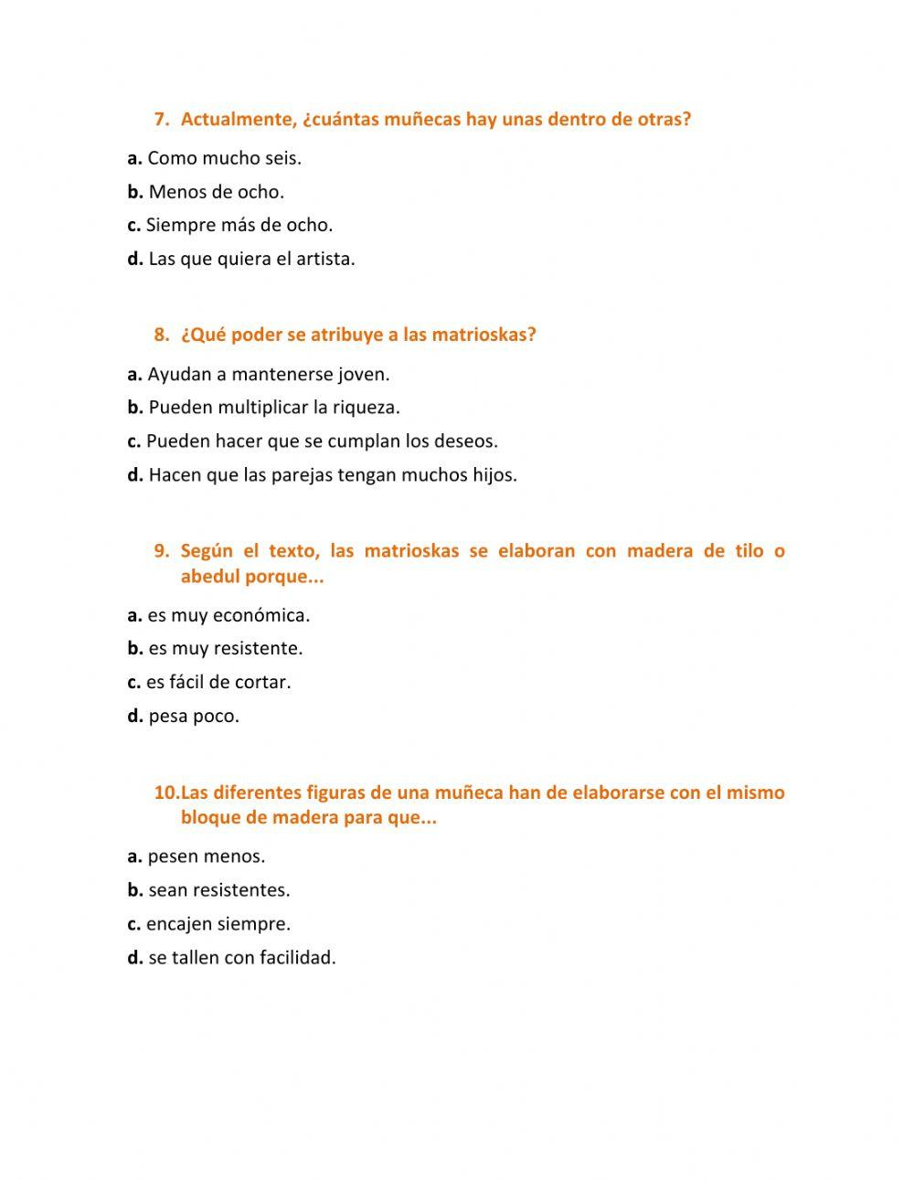 Las Matrioskas rusas