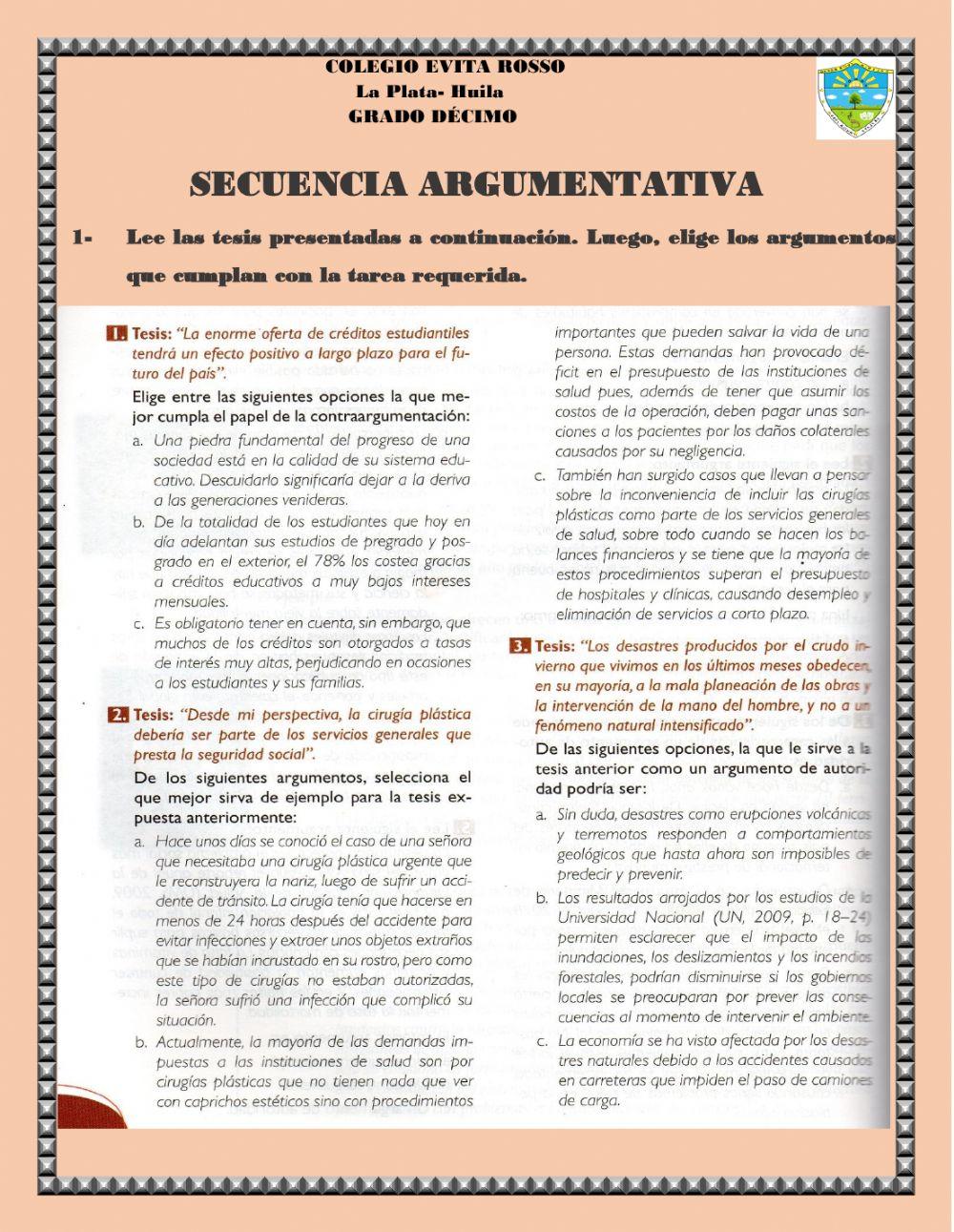 Estrategias argumentativas