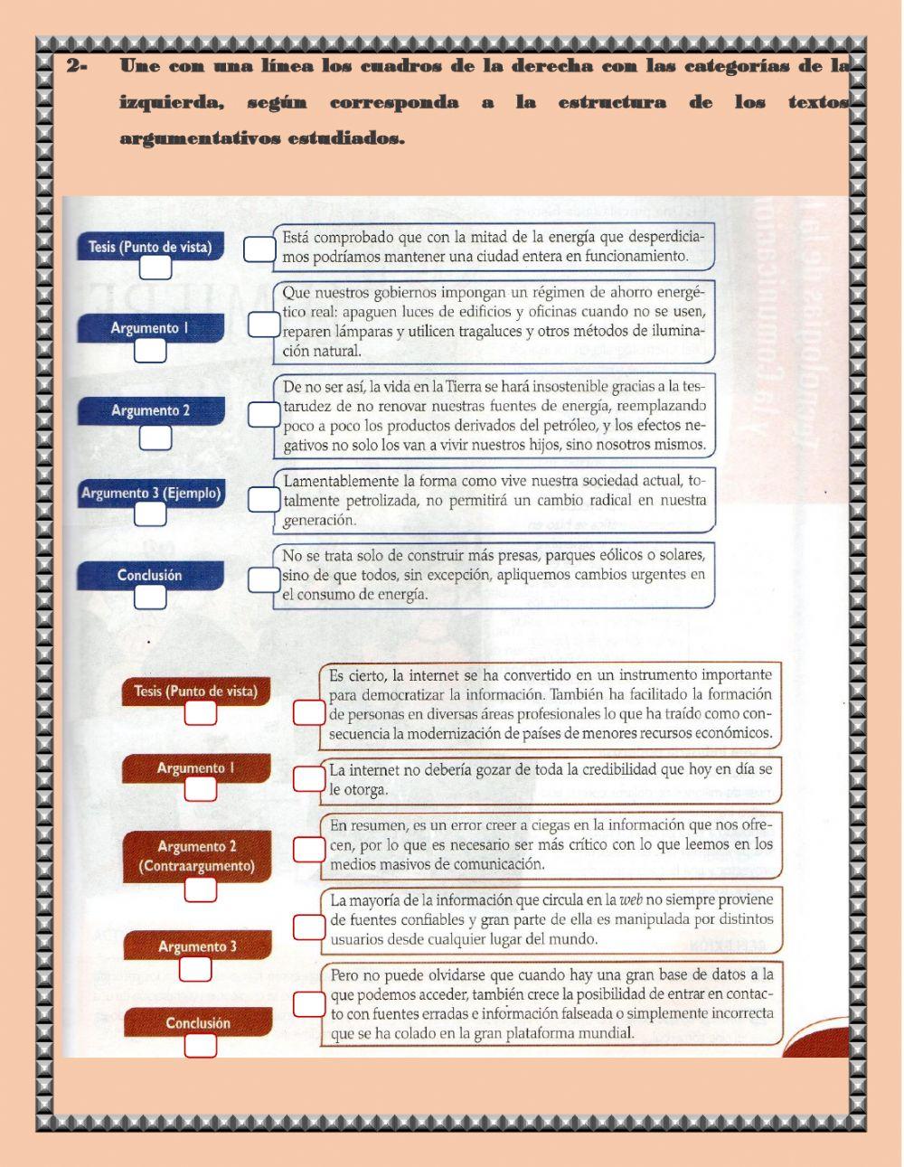 Estrategias argumentativas