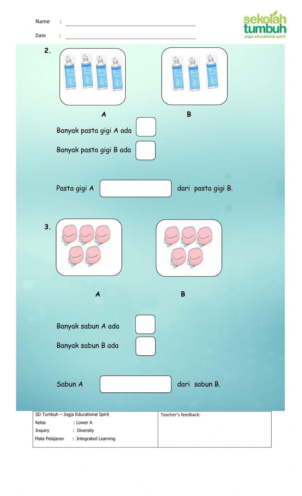 Membandingkan dan Mengurutkan Bilangan (c)