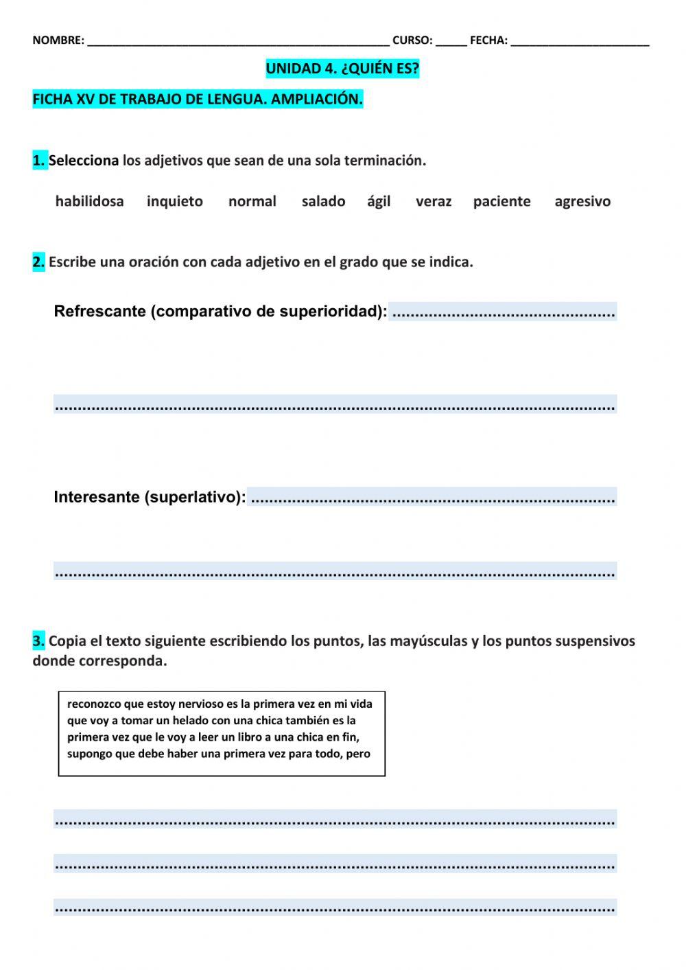FICHA 15 LCL  t-4 5º EPO