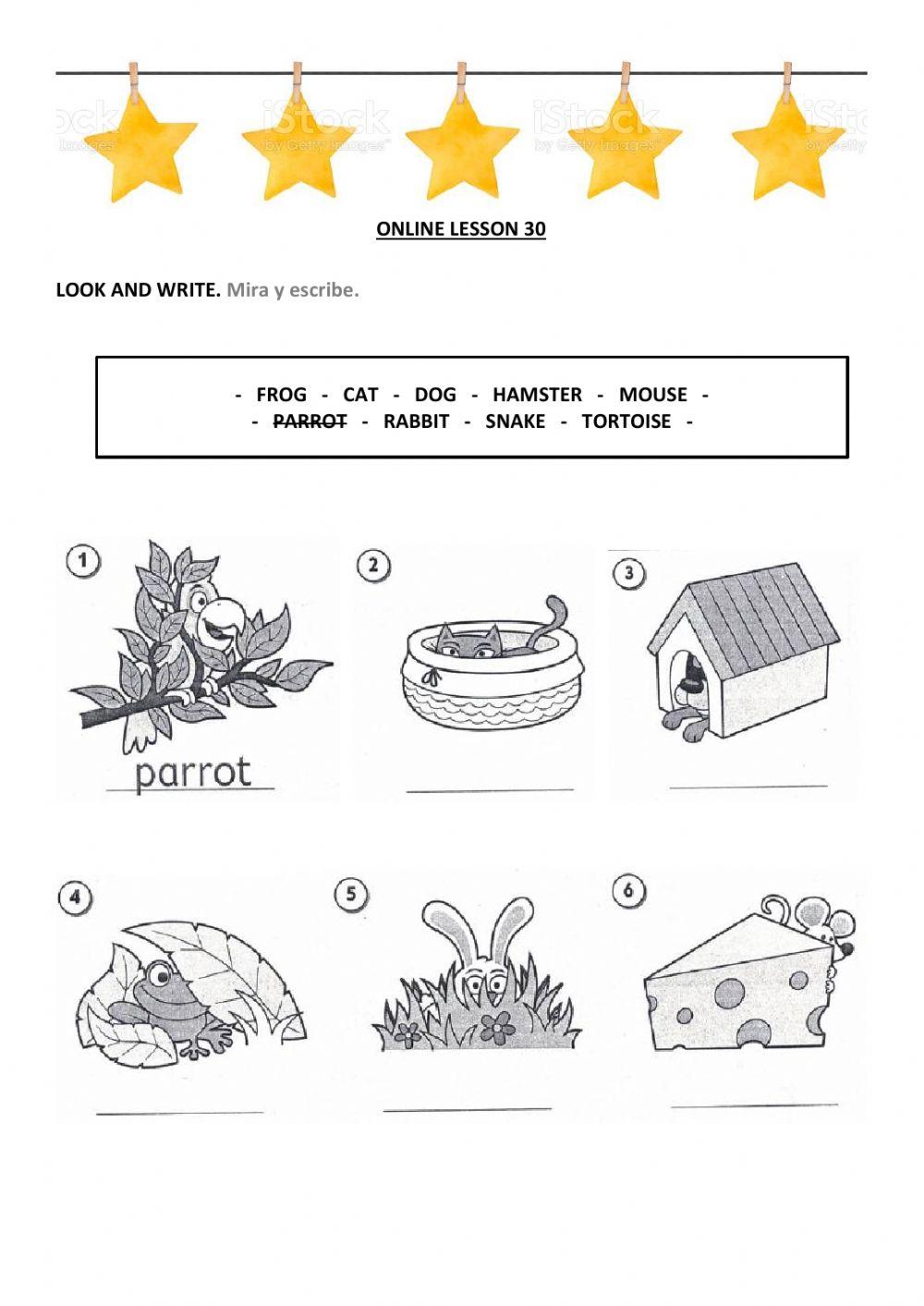 Children 1 - online lesson 30