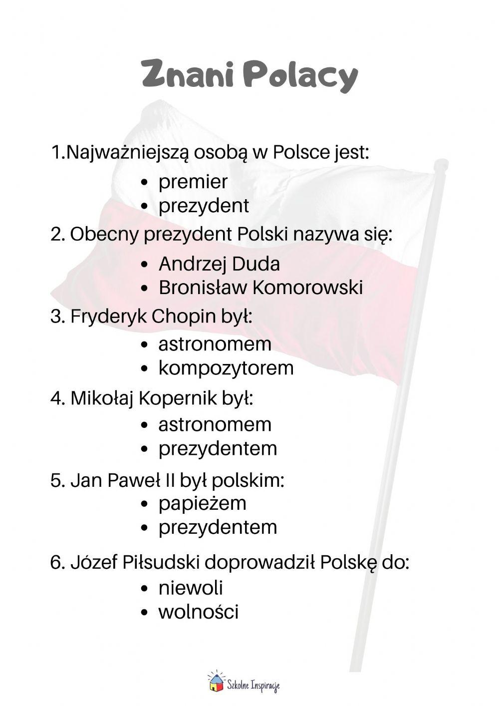 Znani Polacy