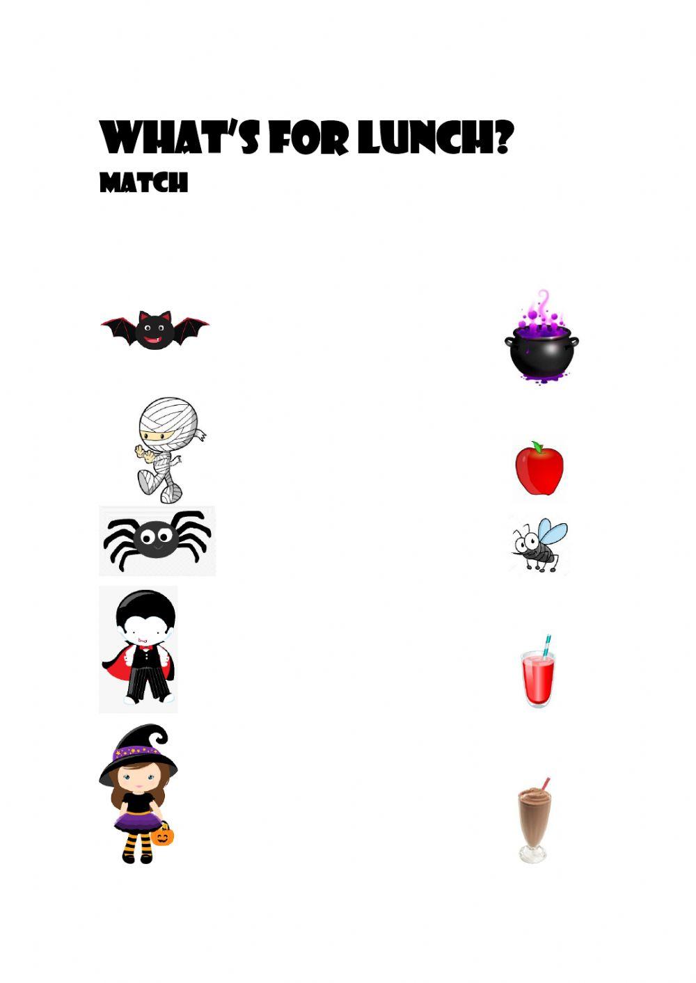 Halloween: what's for lunch?