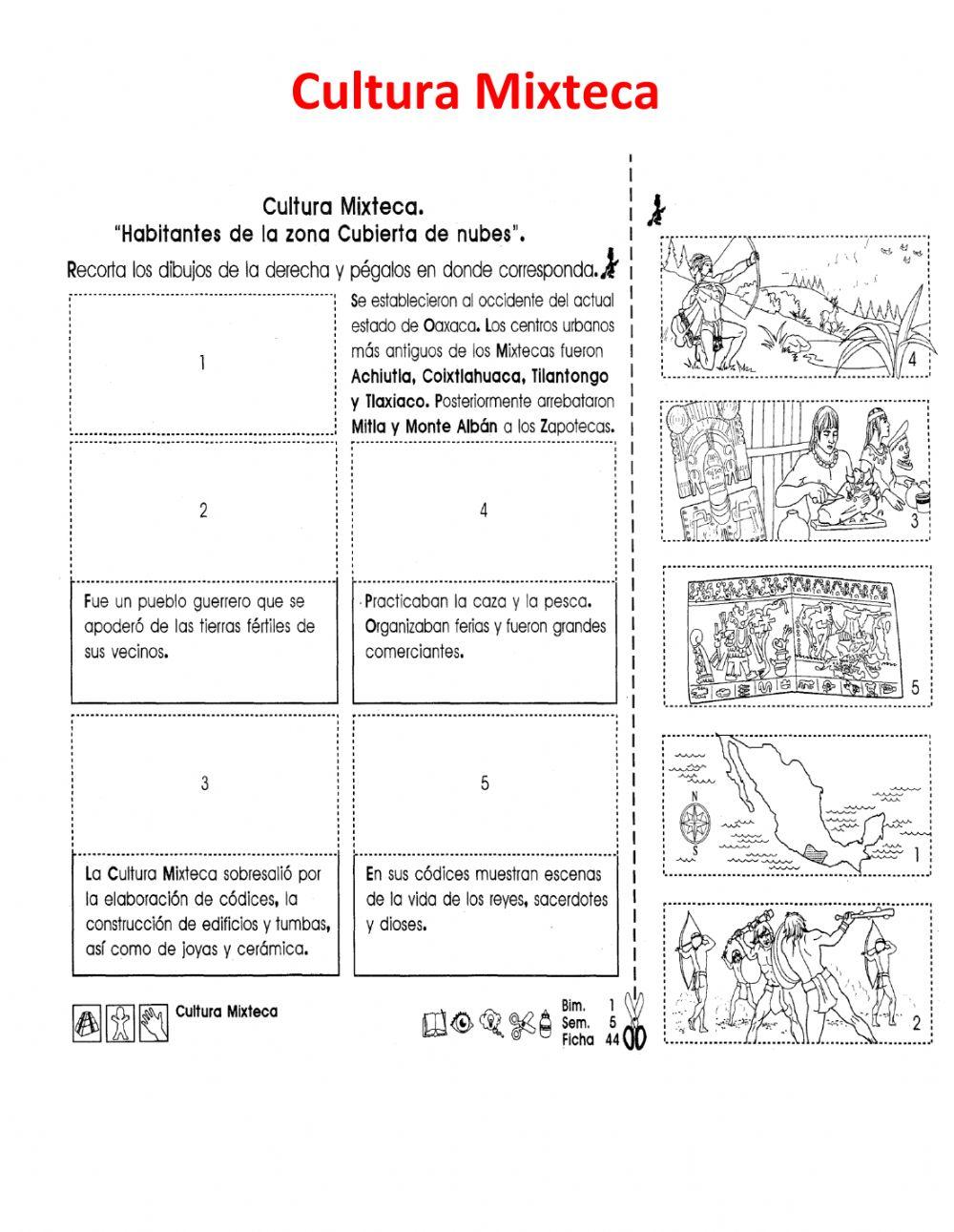 Culturas Zapoteca y Mixteca