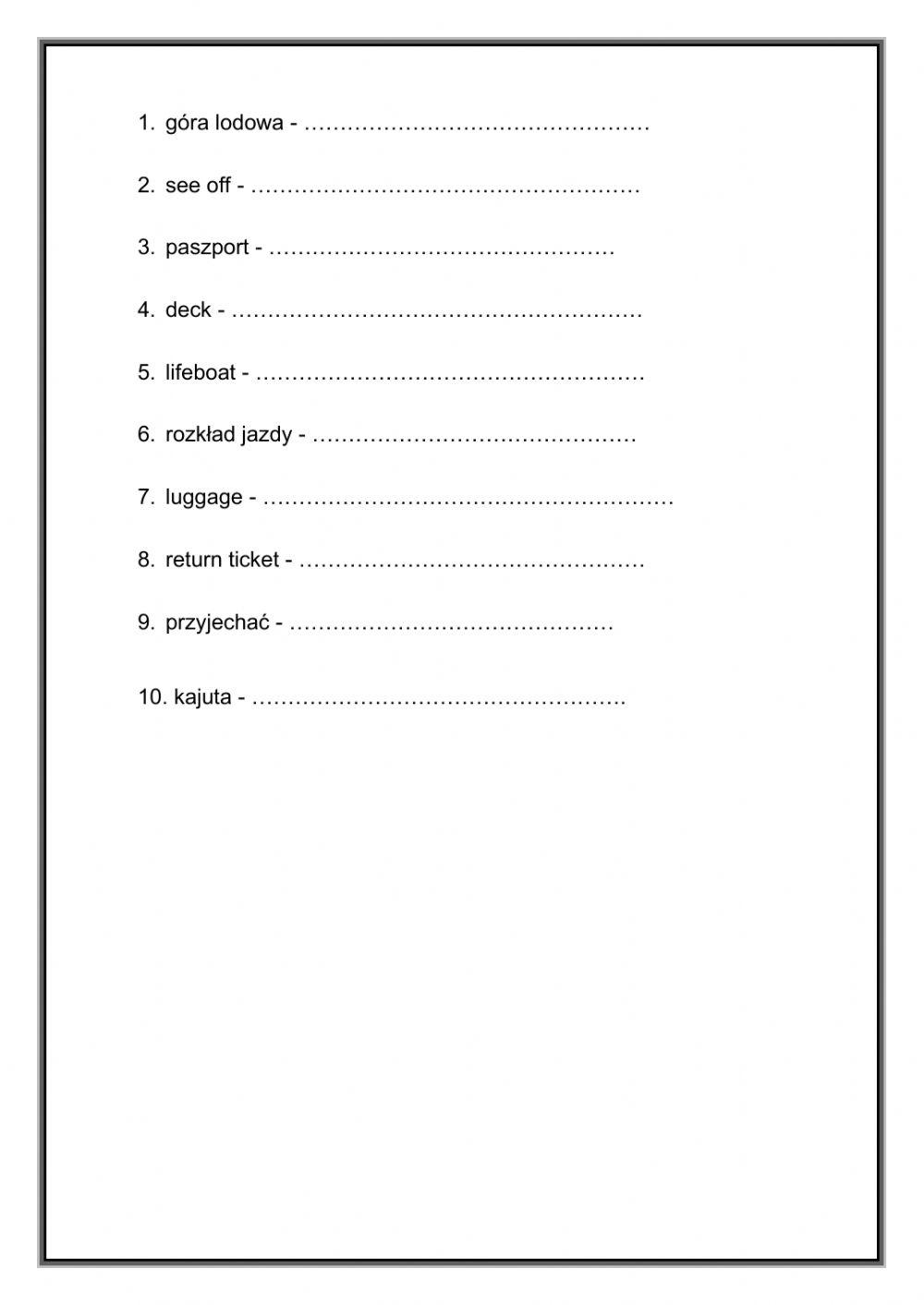 Junior Explorer 6-Unit 2-Travelling