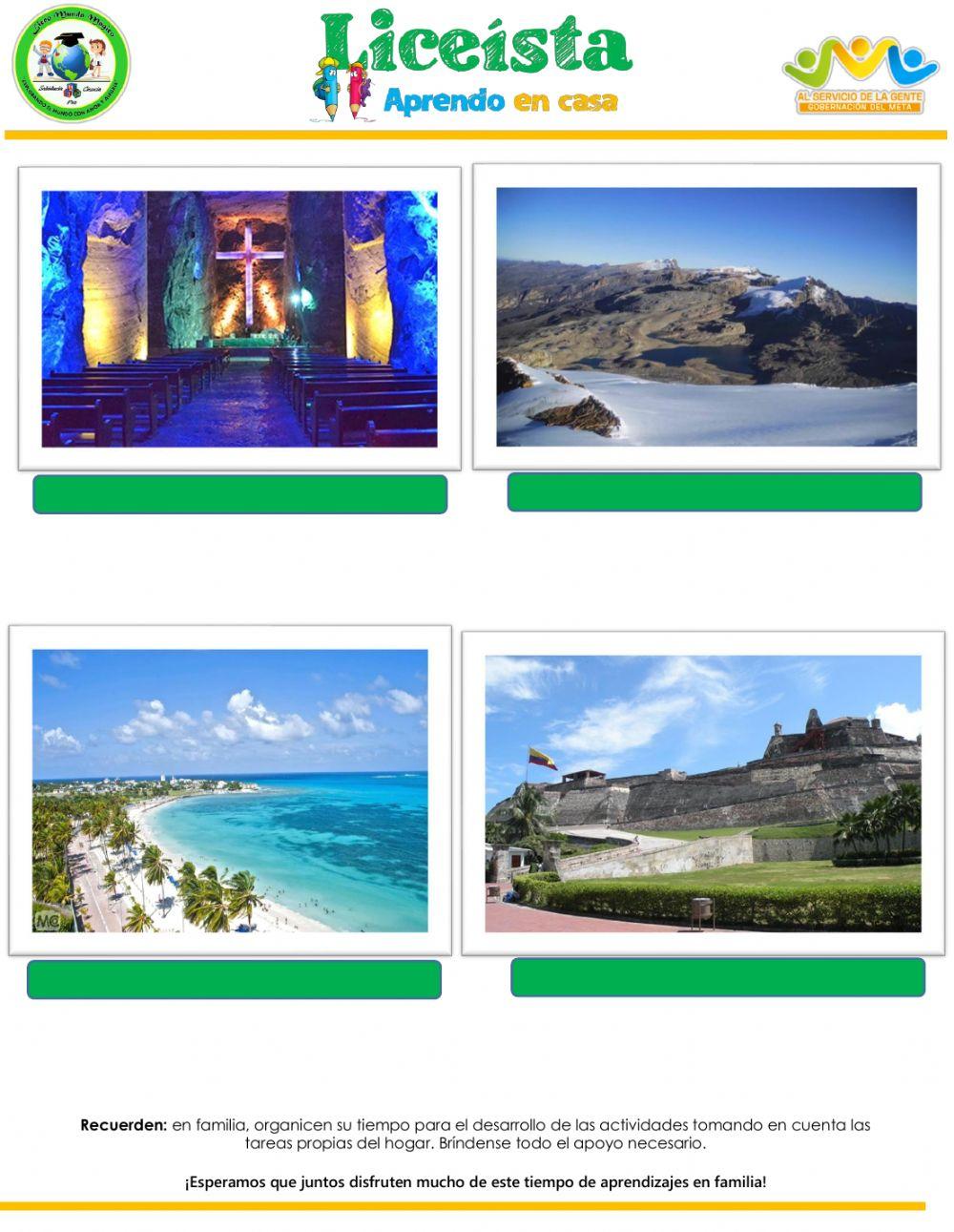 Touristy places in Colombia