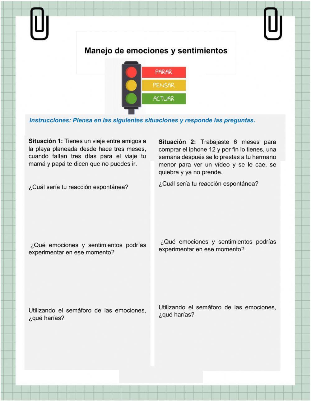 Manejo Emociones y Sentimientos