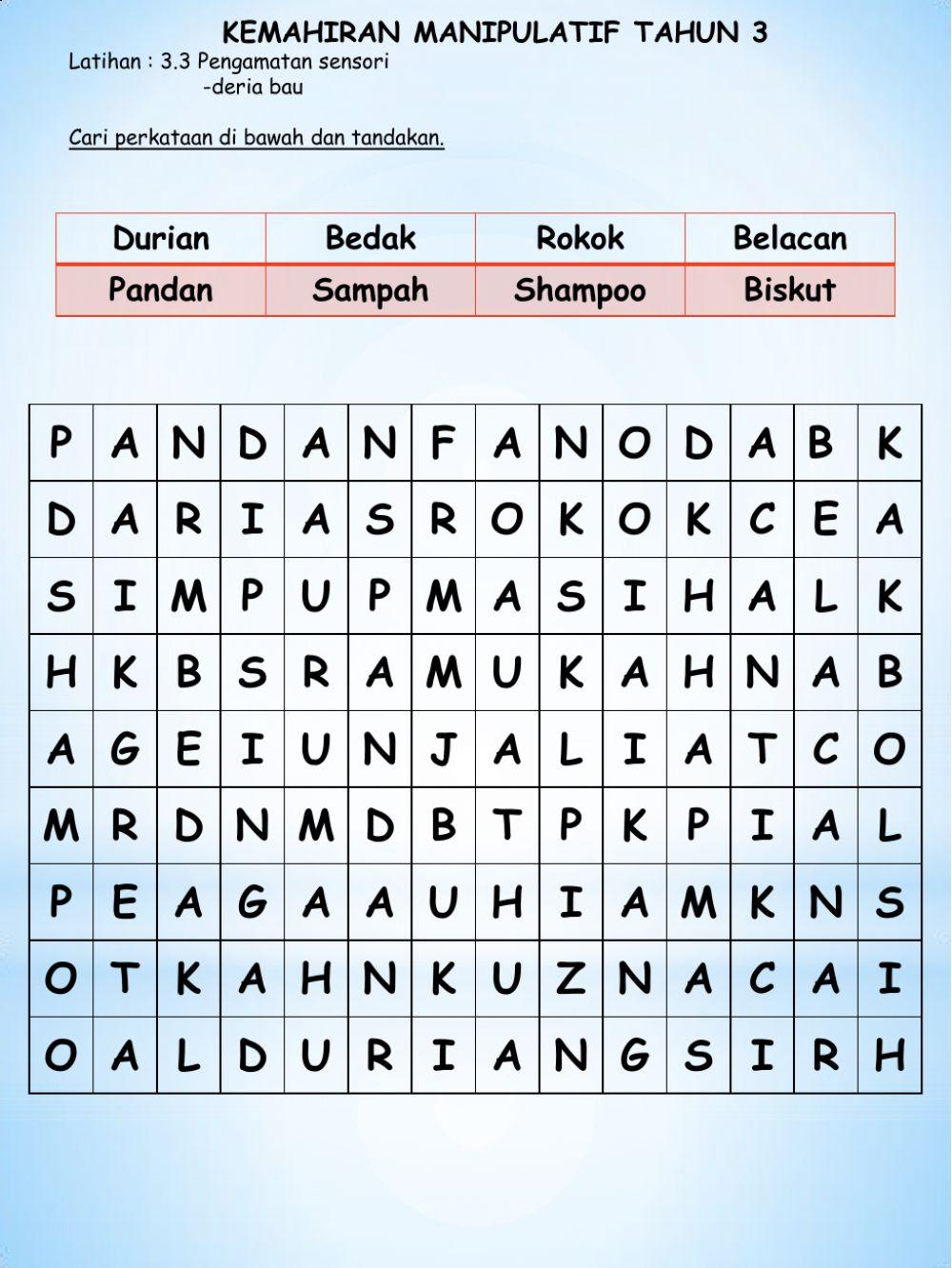 Pengamatan Deria Bau