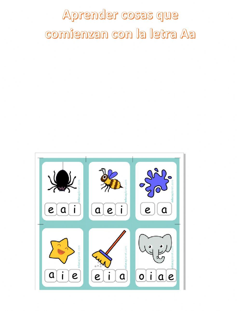 Canción de la vocal A