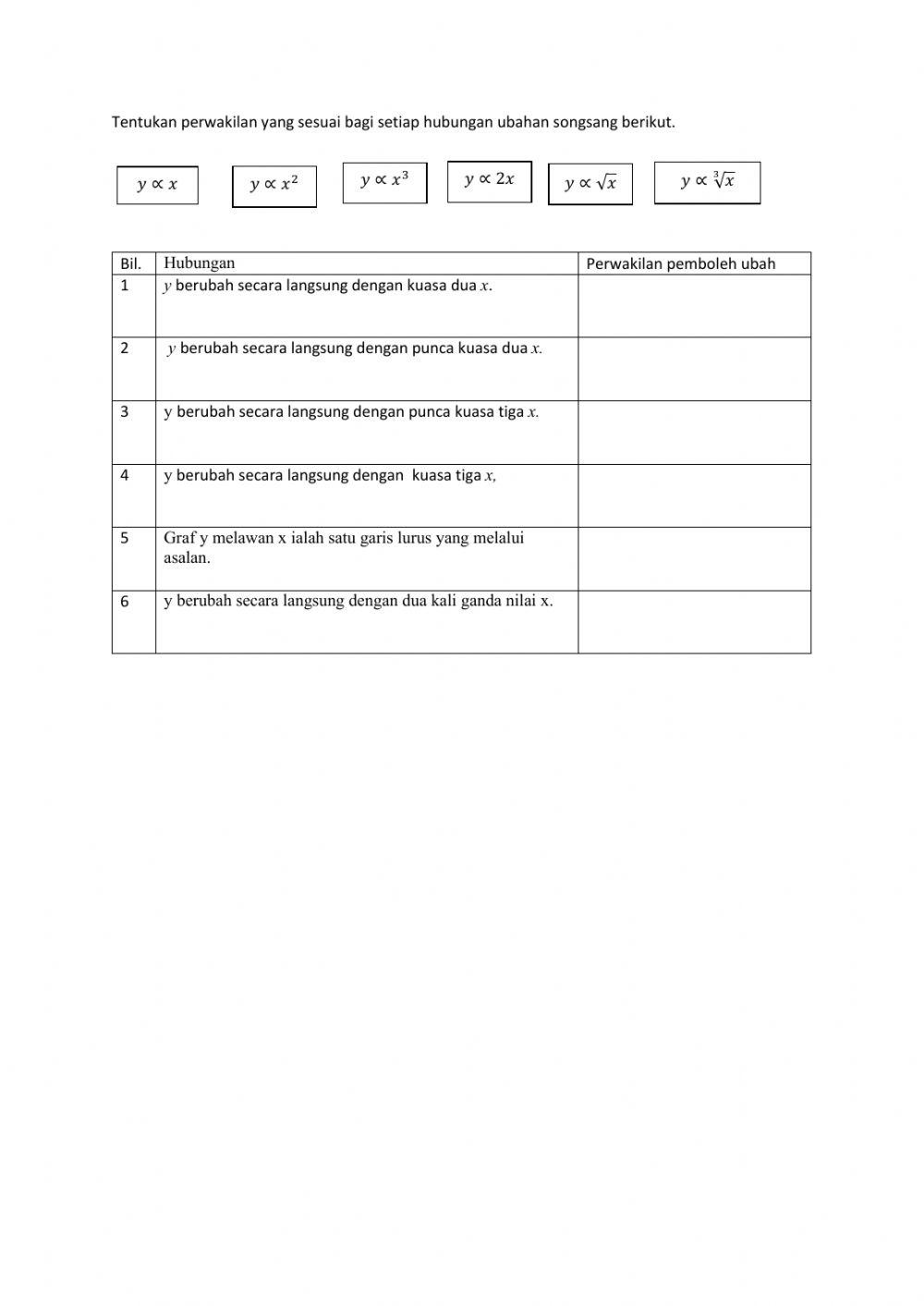Perwakilan Ubahan Langsung