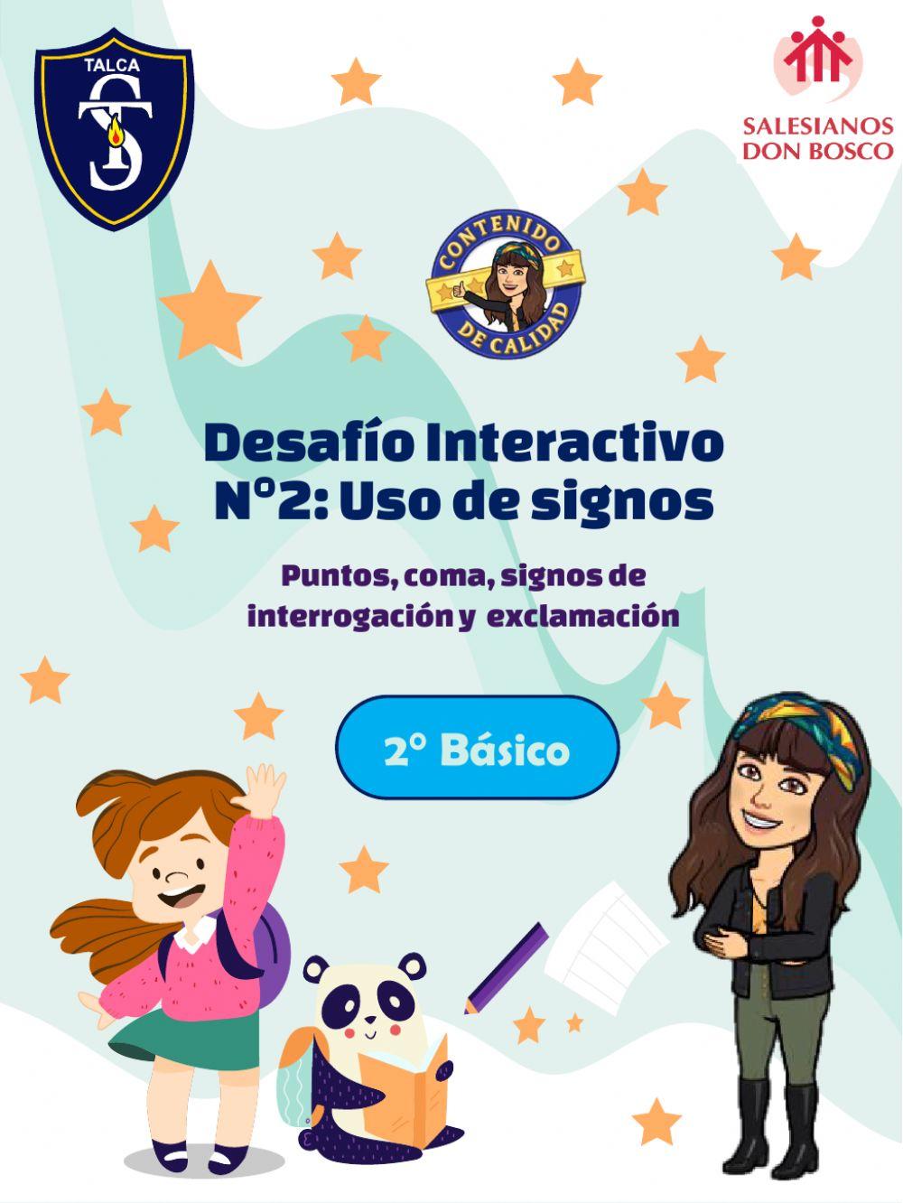 Ficha Interactiva Uso de Signos 2