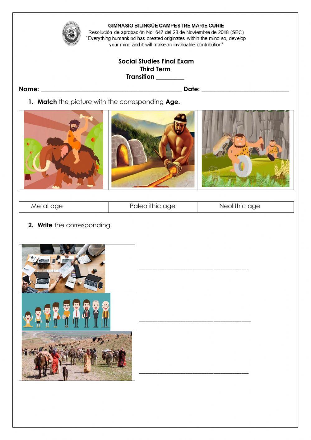 Taller de repaso de sociales