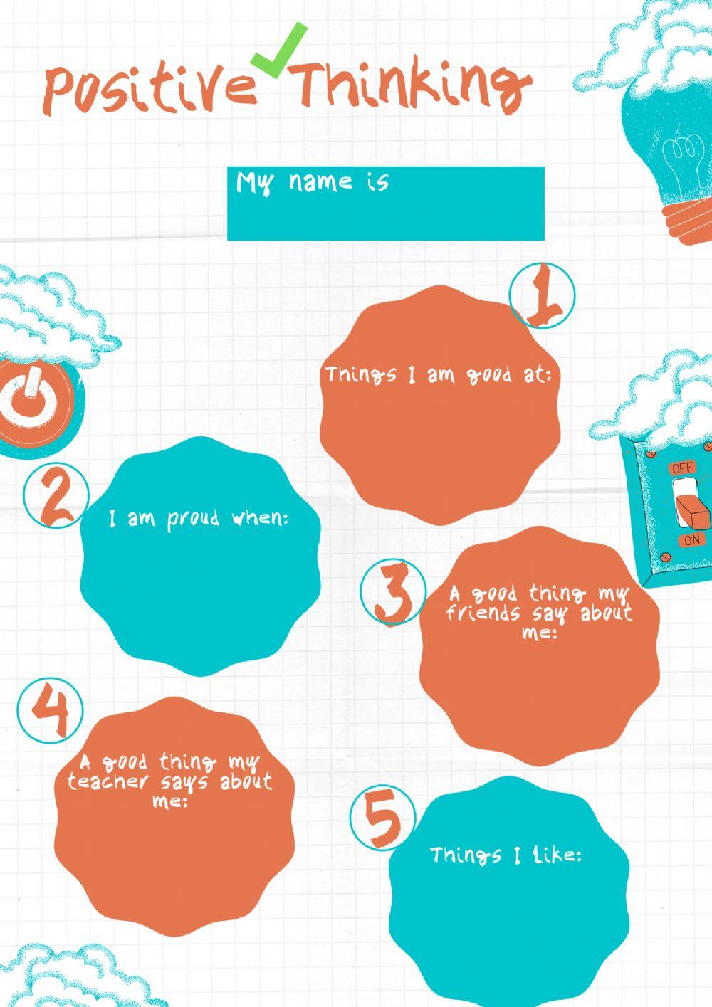 Positive Thinking Poster