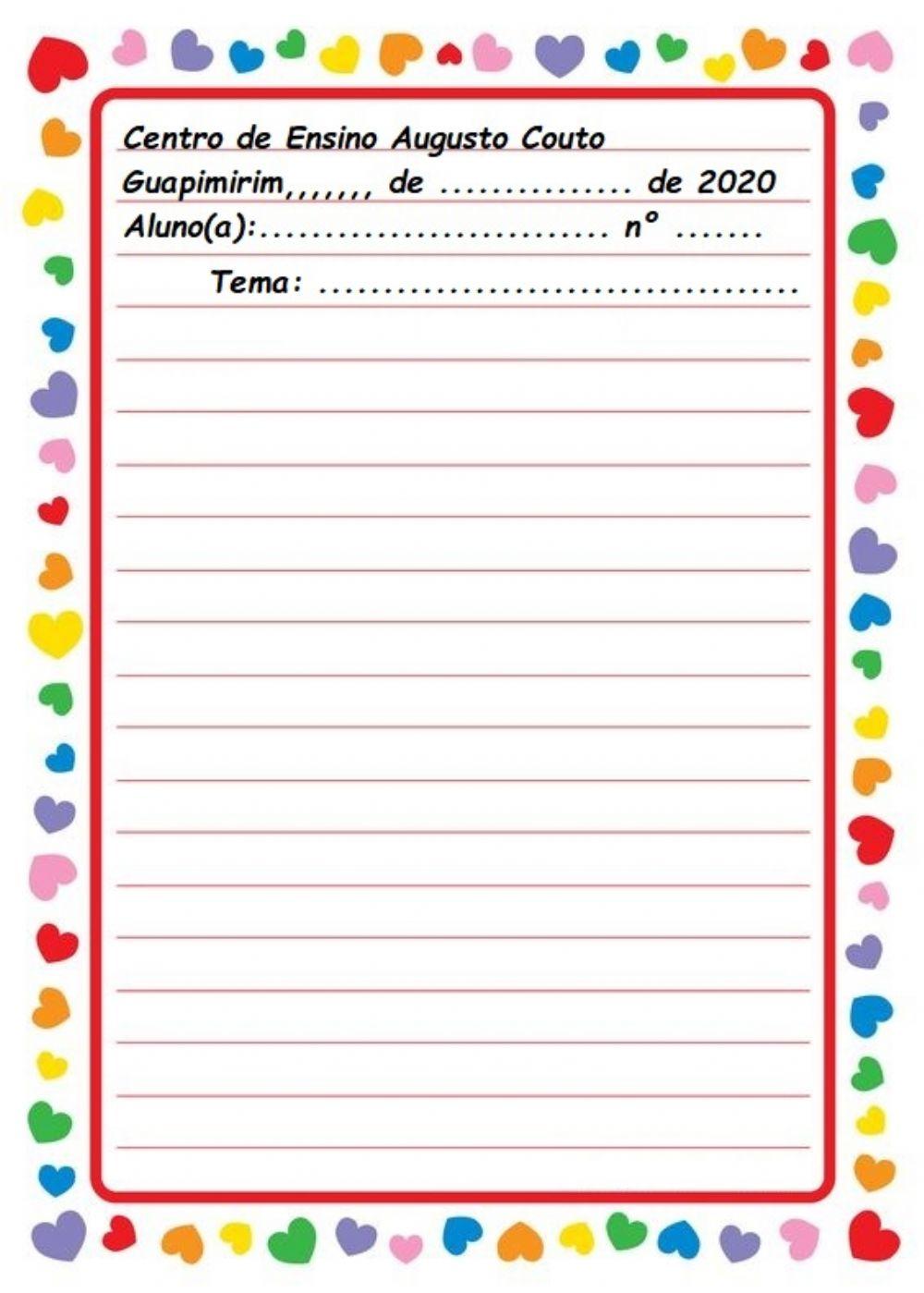 Produção textual Livre