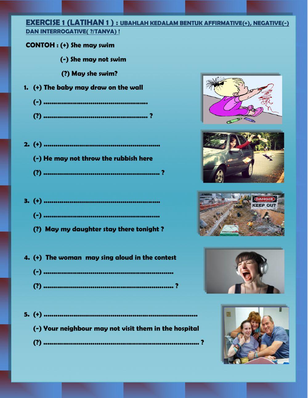 May as prohibition for grade 5