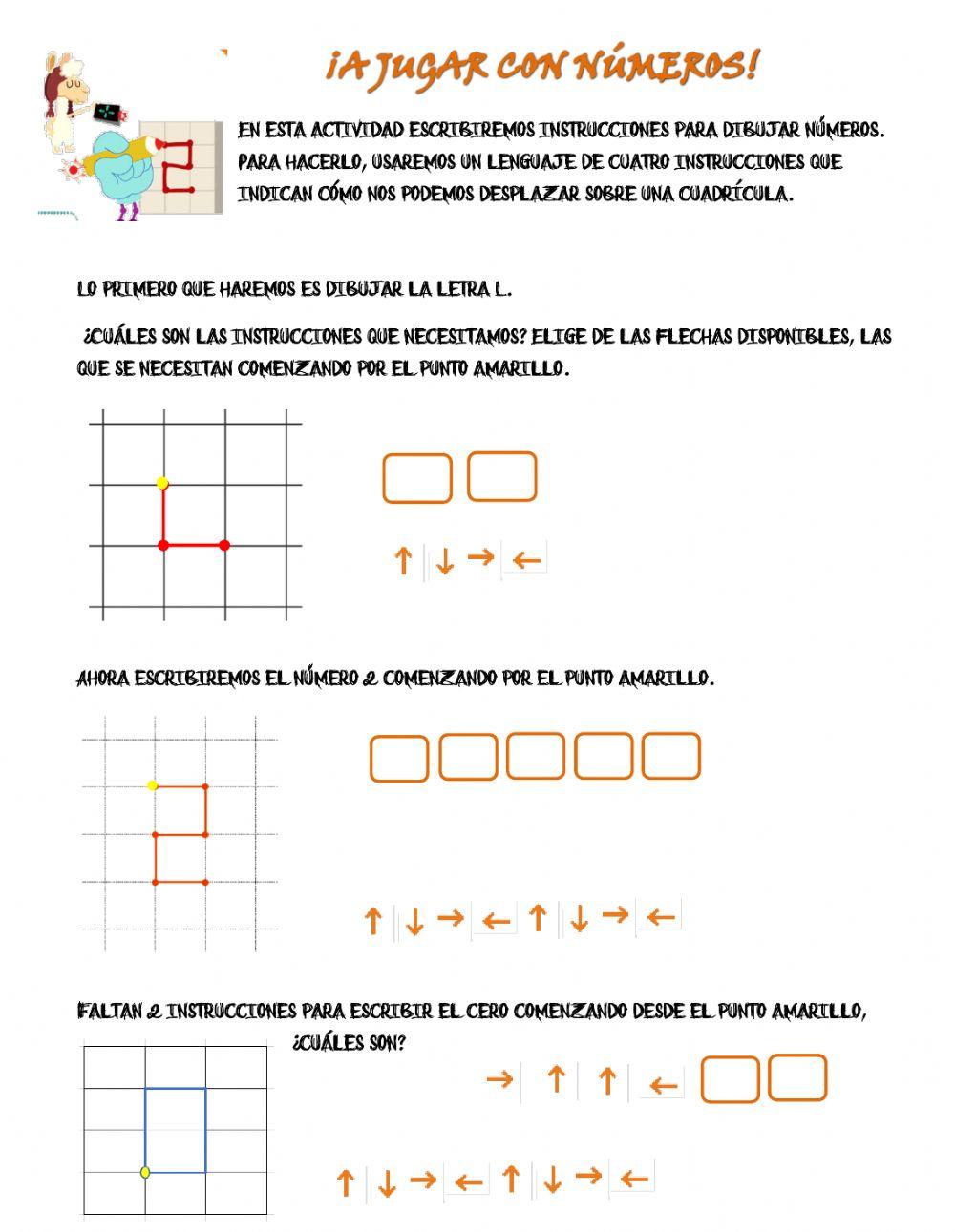 La máquina de escribir números