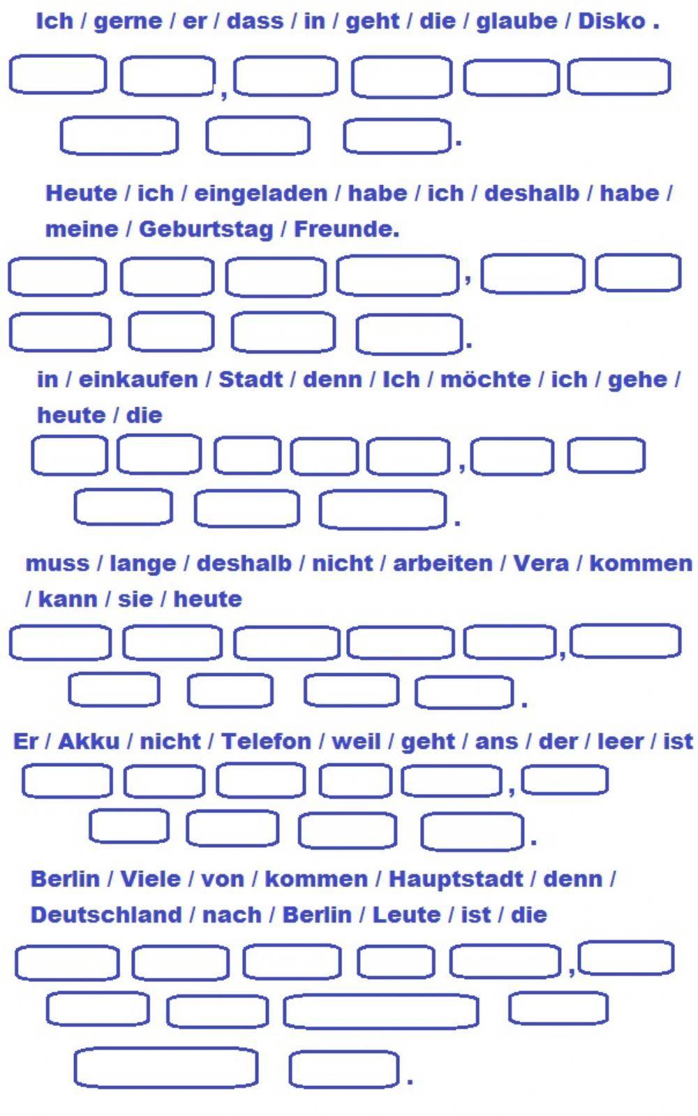 Satzstrukturen Satzstrukturen