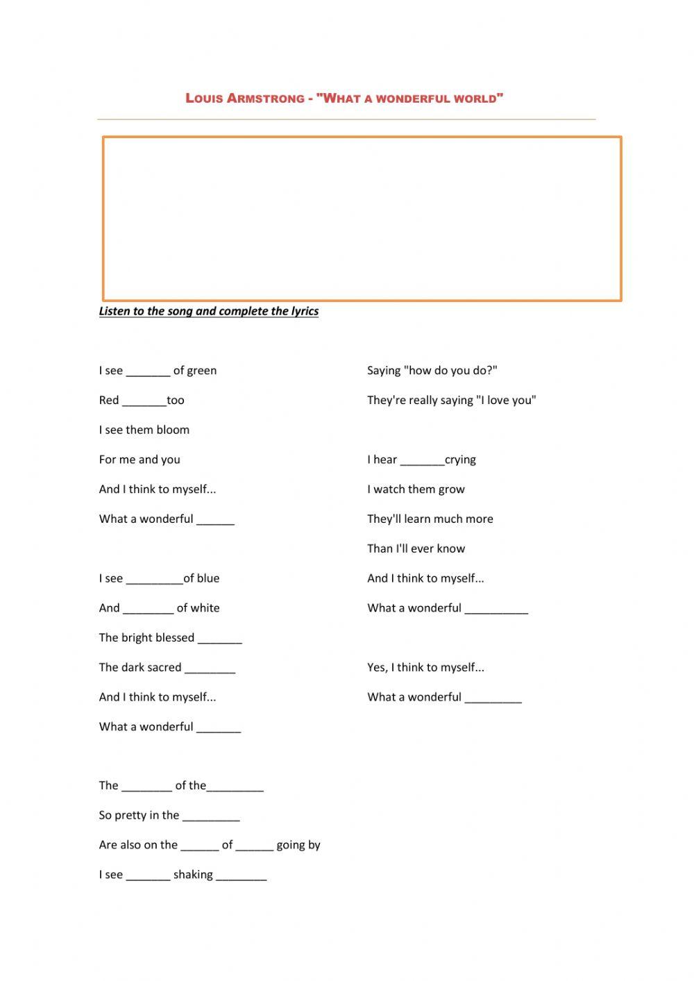 What a wonderful day