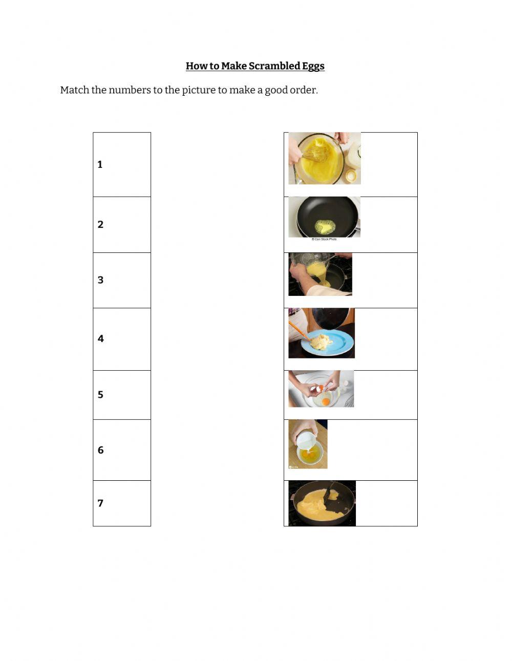 How to make scrambled eggs instructions