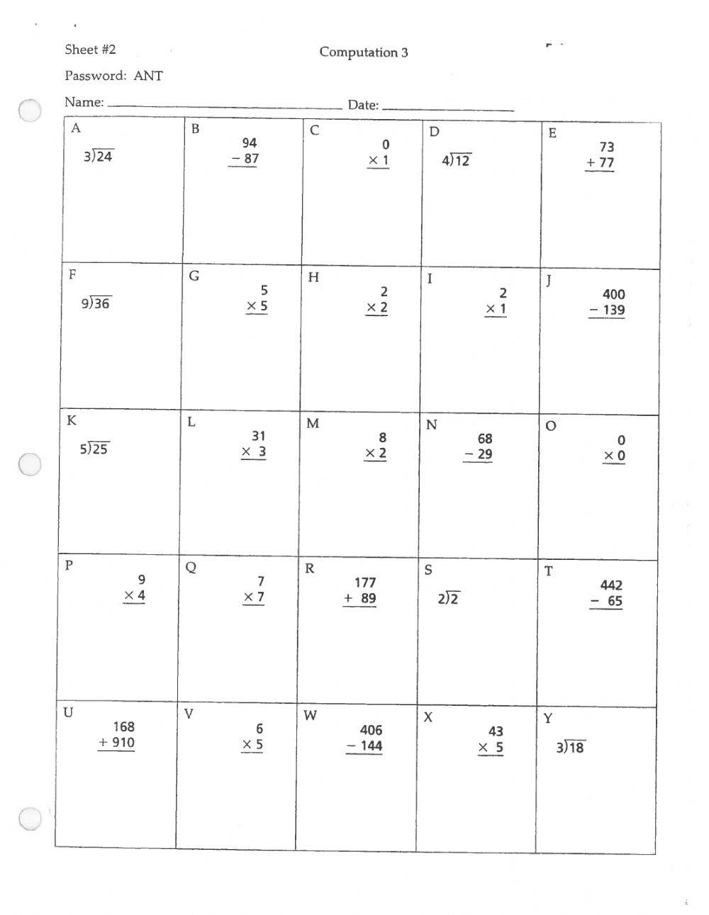 449225 math computation kinyatta liveworksheets