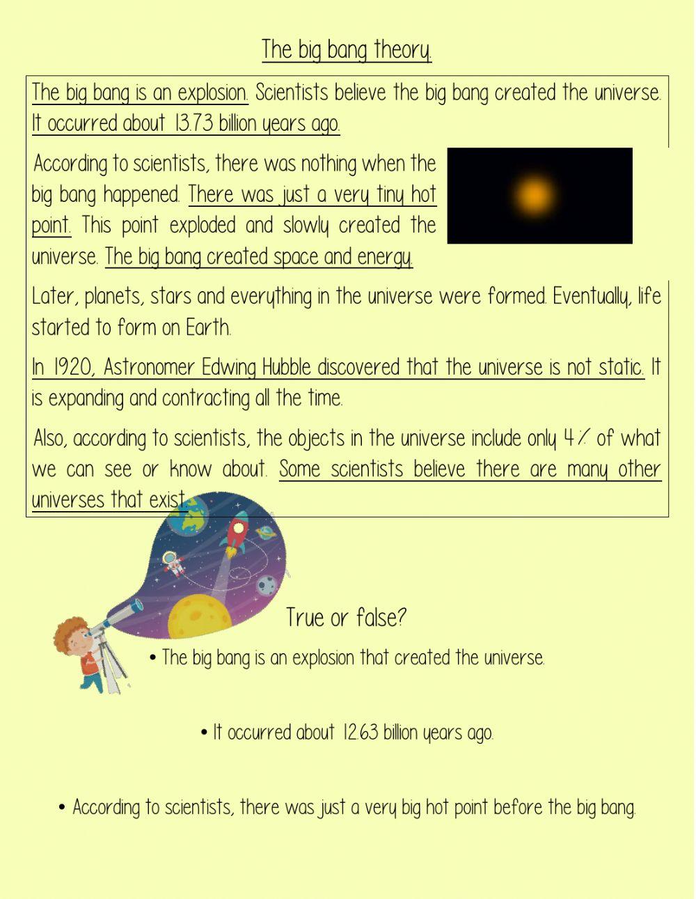 Big Bang Theory Astronomy Printables