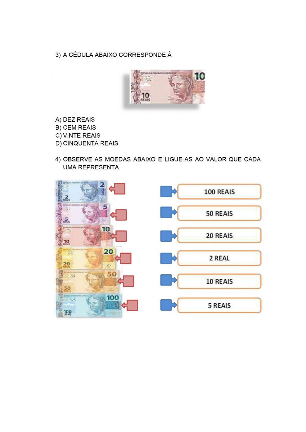 Os valores do dinheiro