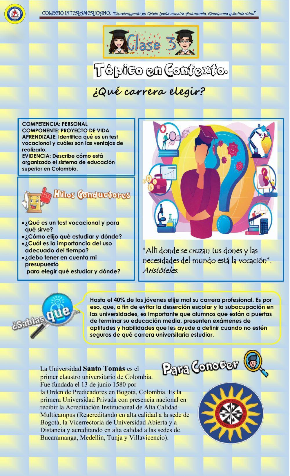 Clase 3- Orientación Vocacional