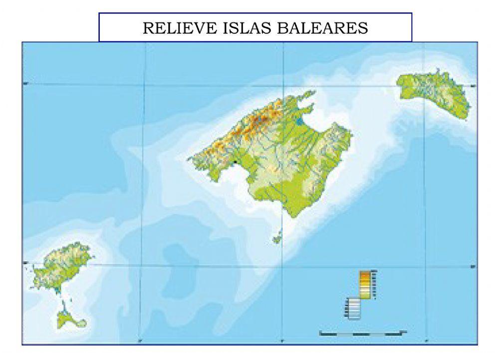 Relieve Islas Baleares