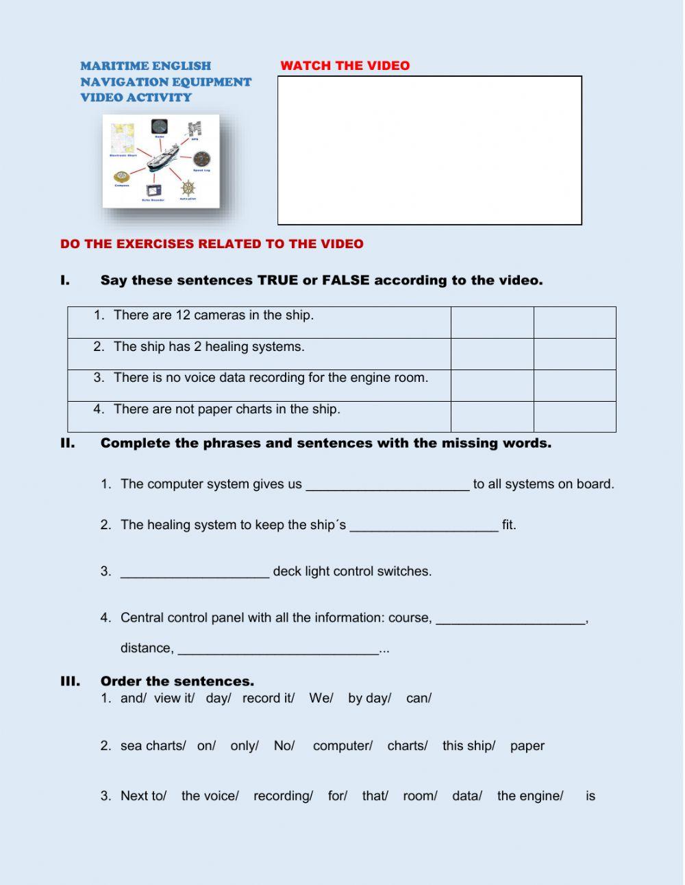 Navigational Equipment