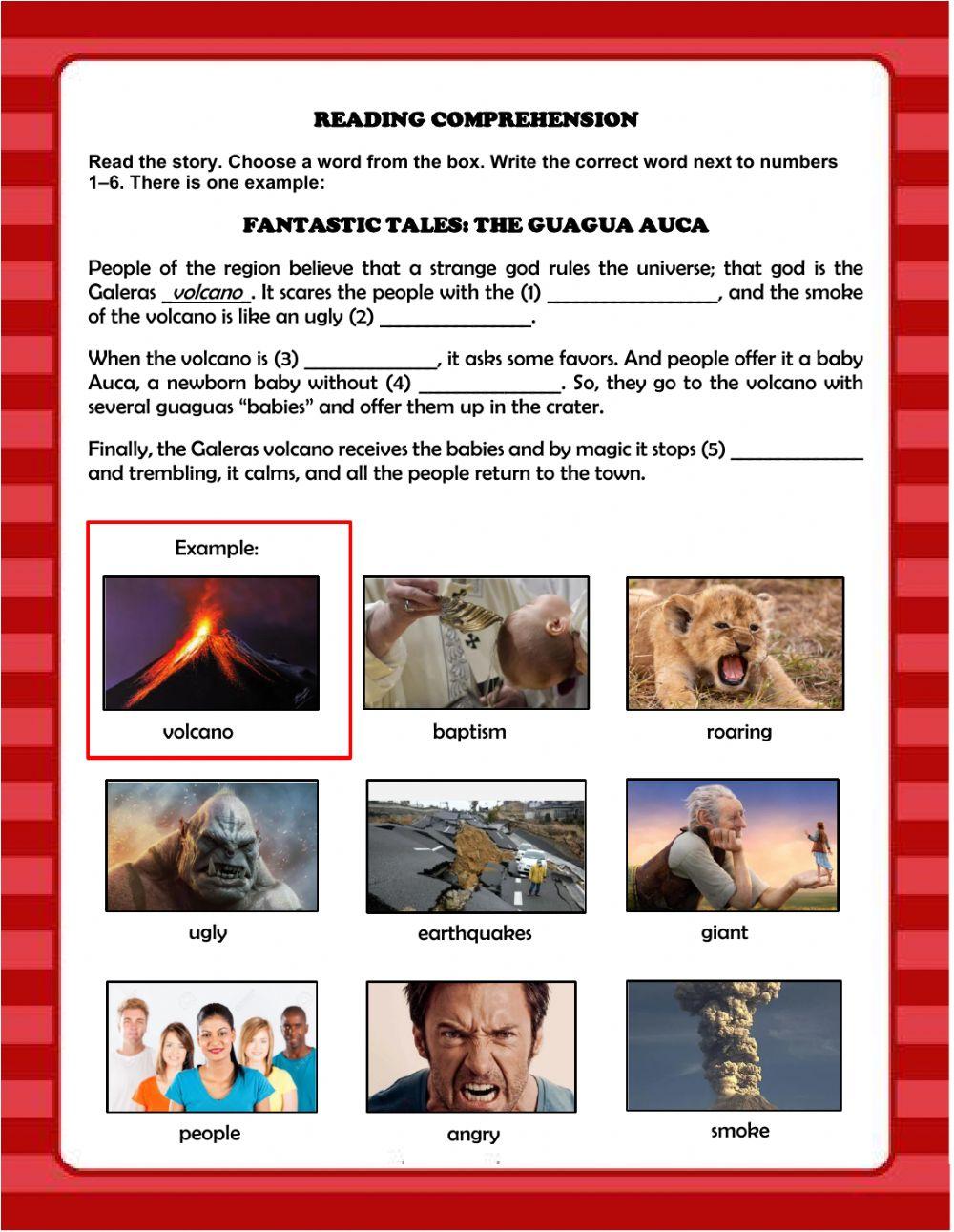 Reading Comprehension - Fantastic Tales