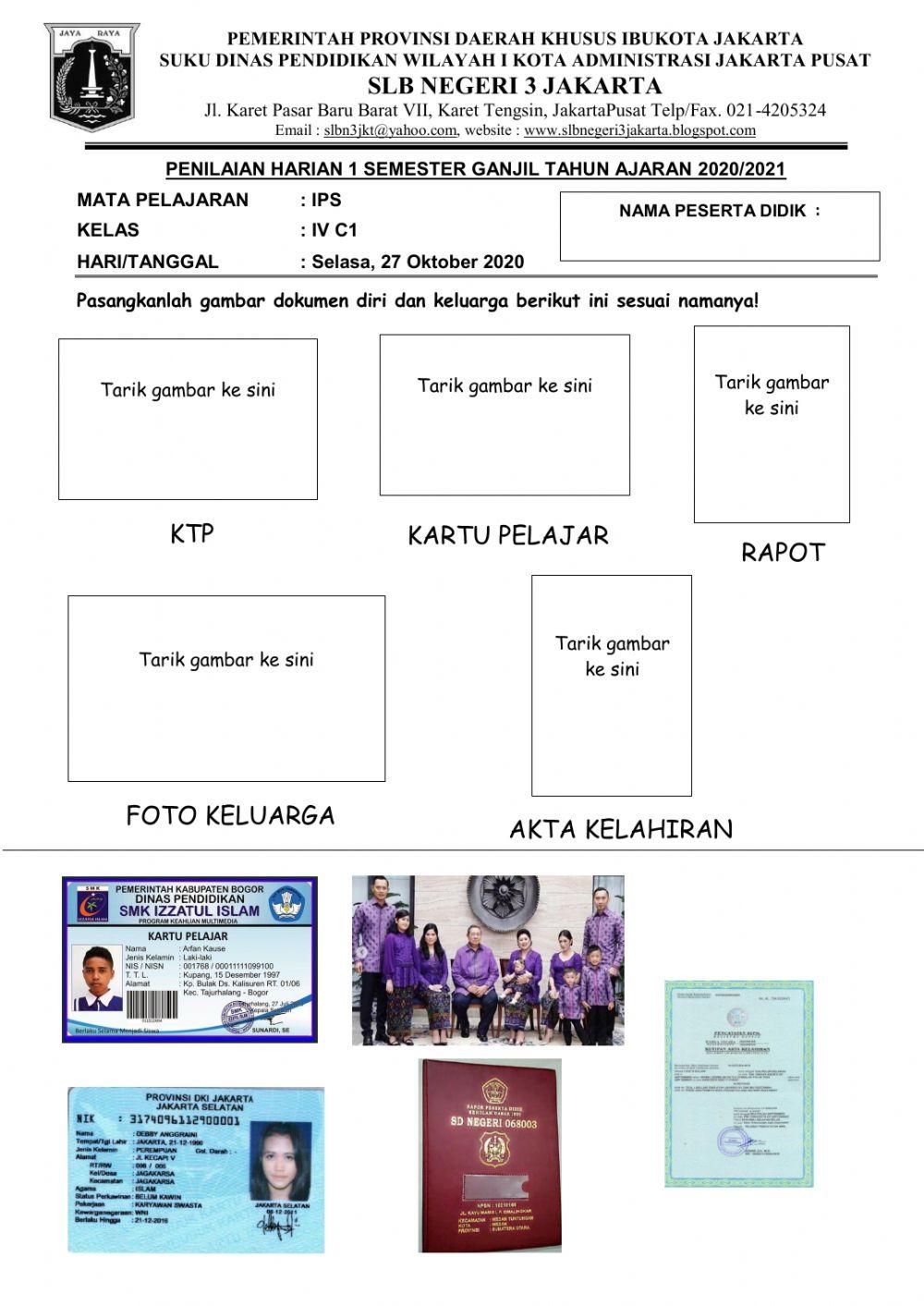 Penilaian Harian 1 - IPS