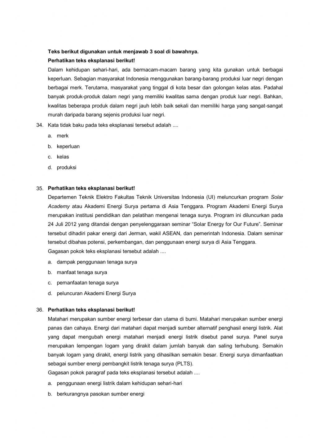 Penilaian Harian Tema 4