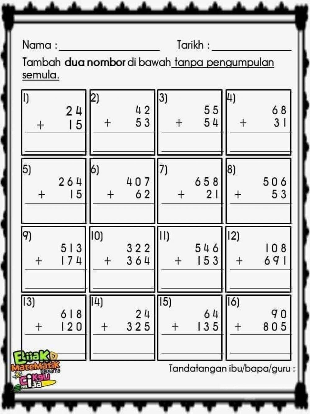 Matematik tahun 2