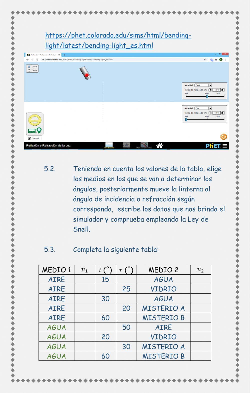 LABORATORIO REFRACCIÓN