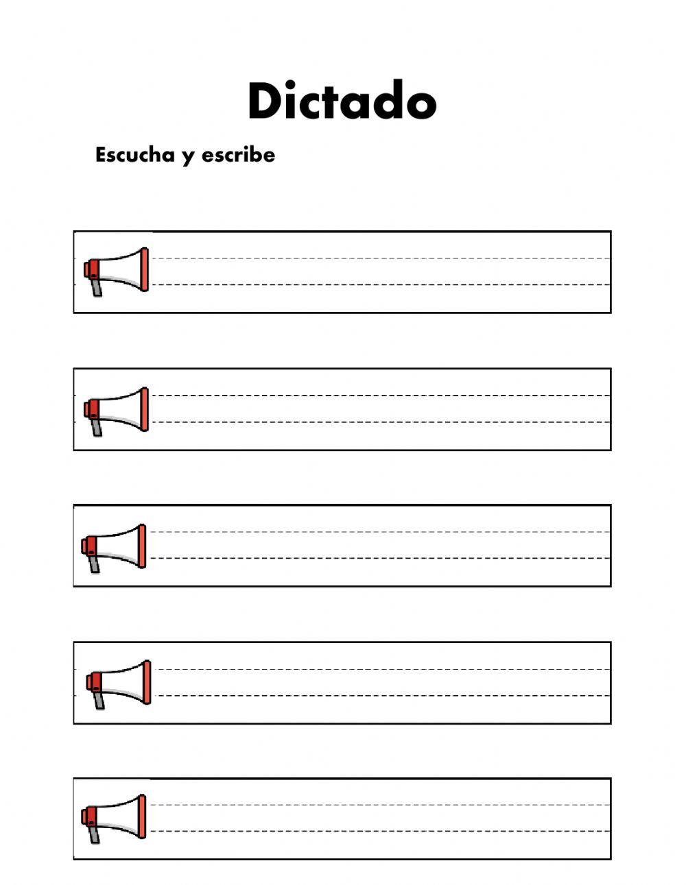 Dictado m,p,s, t y l