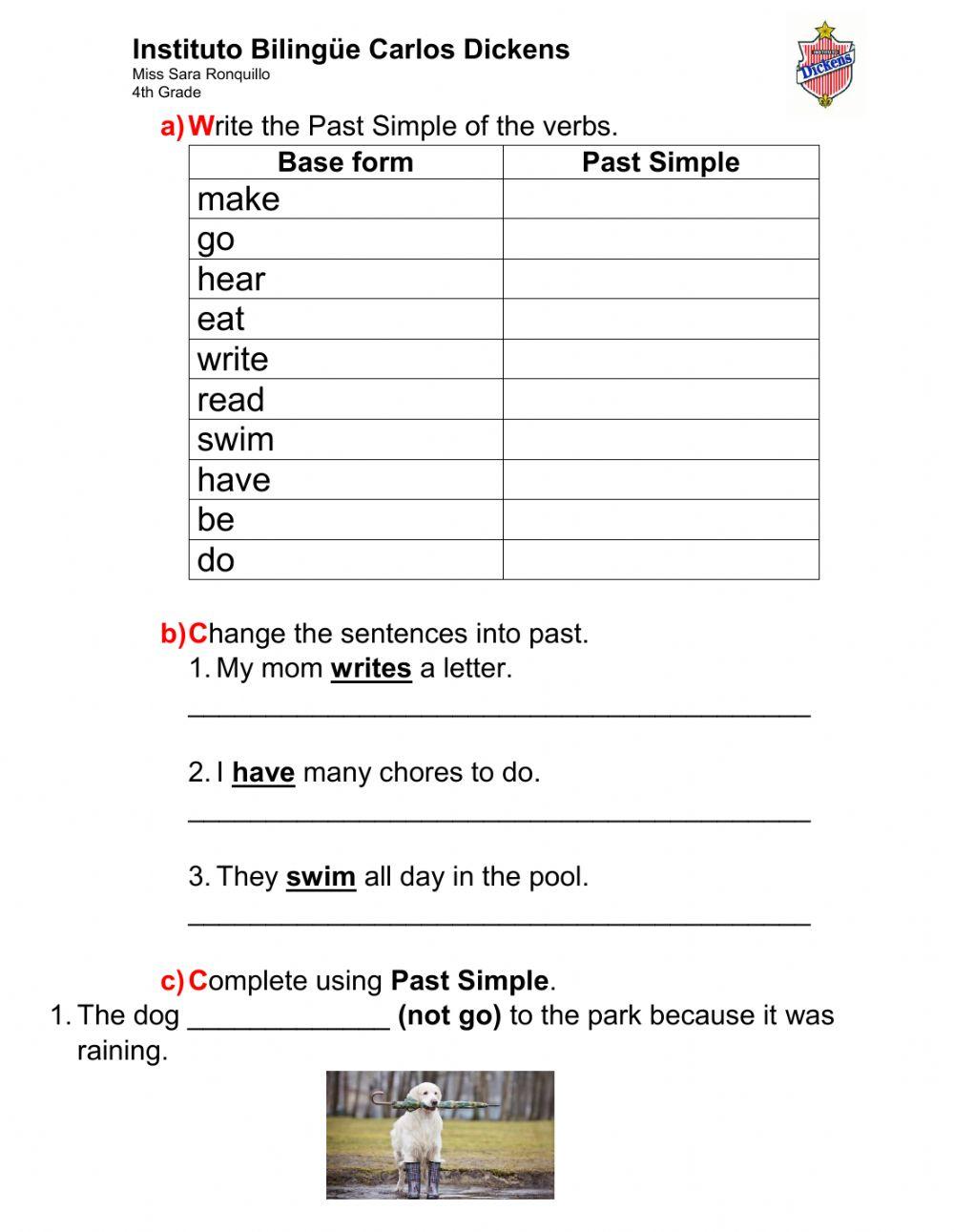 Grammar Quiz - October 27th