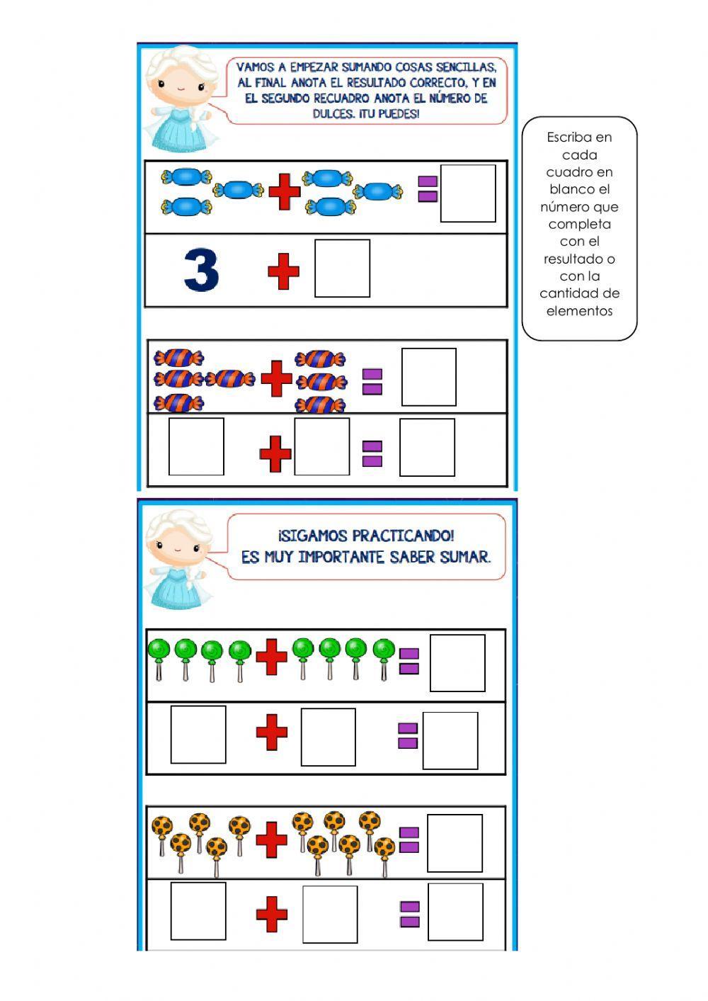 Sumas y restas hasta 20