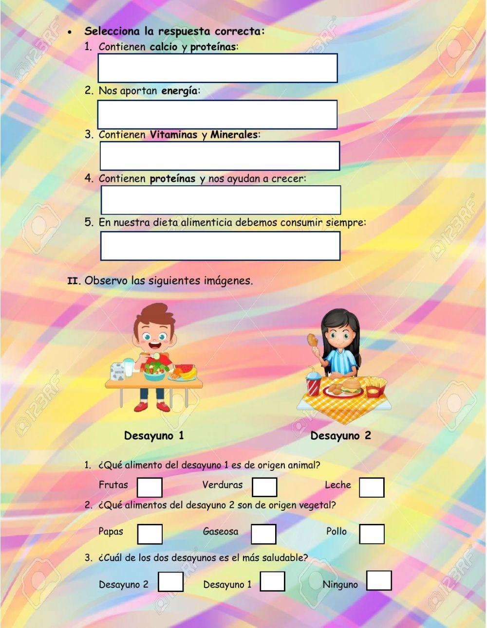 Alimentos para estar sanos