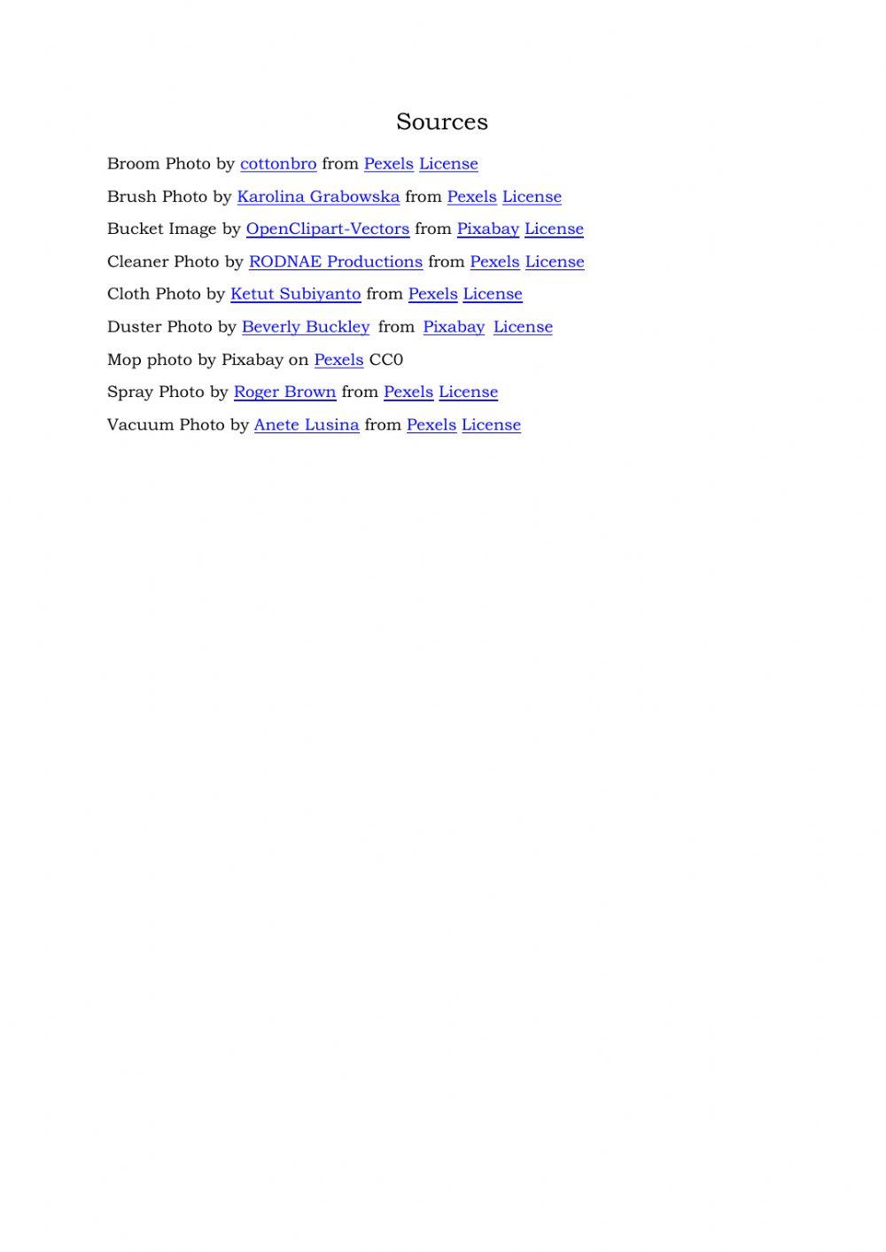 Sources of Cleaner Photos