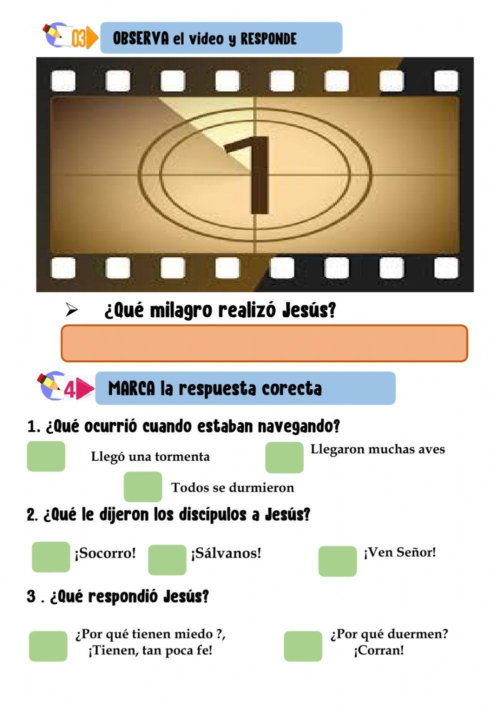 Los milagros de Jesús