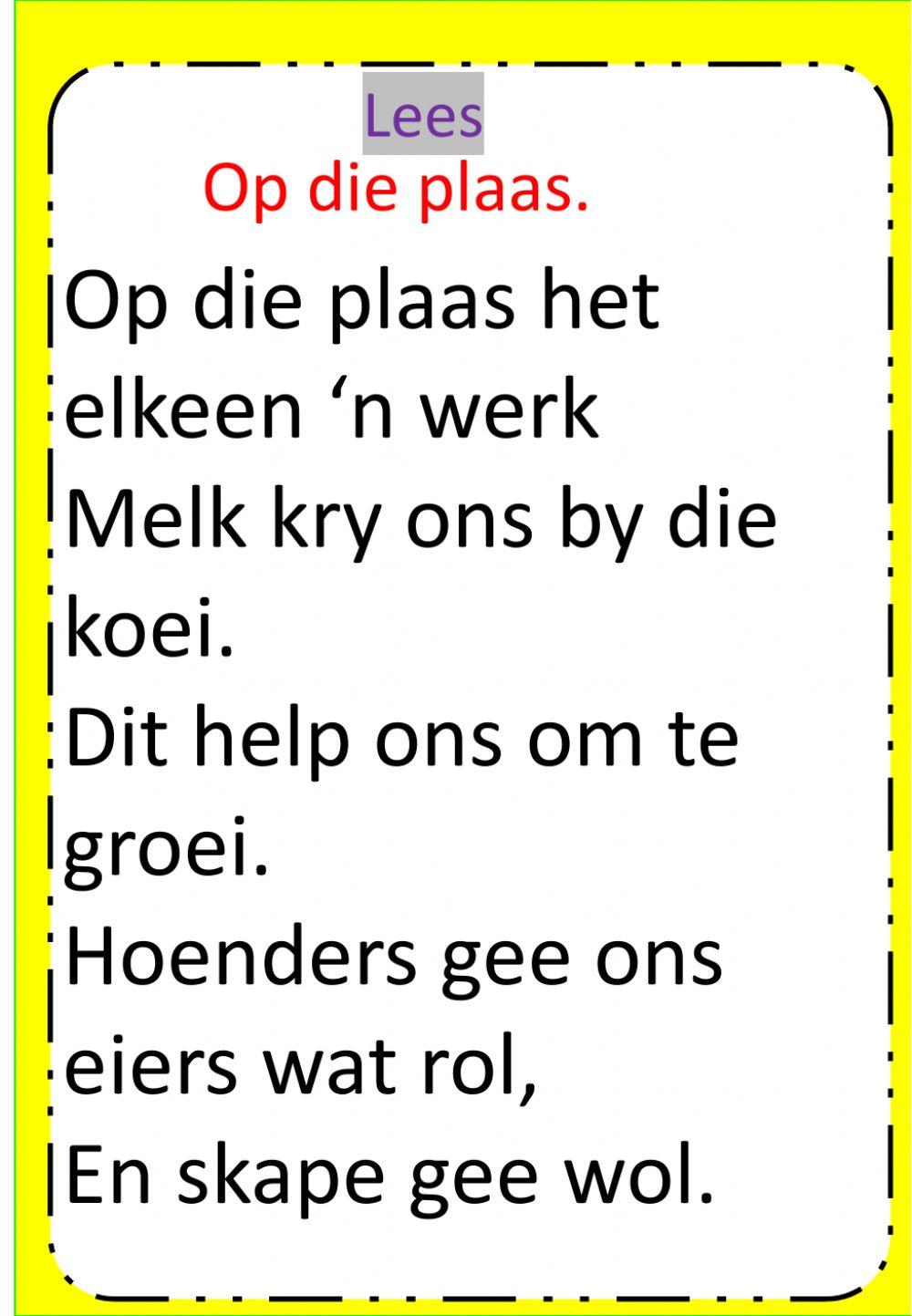 Afrikaans