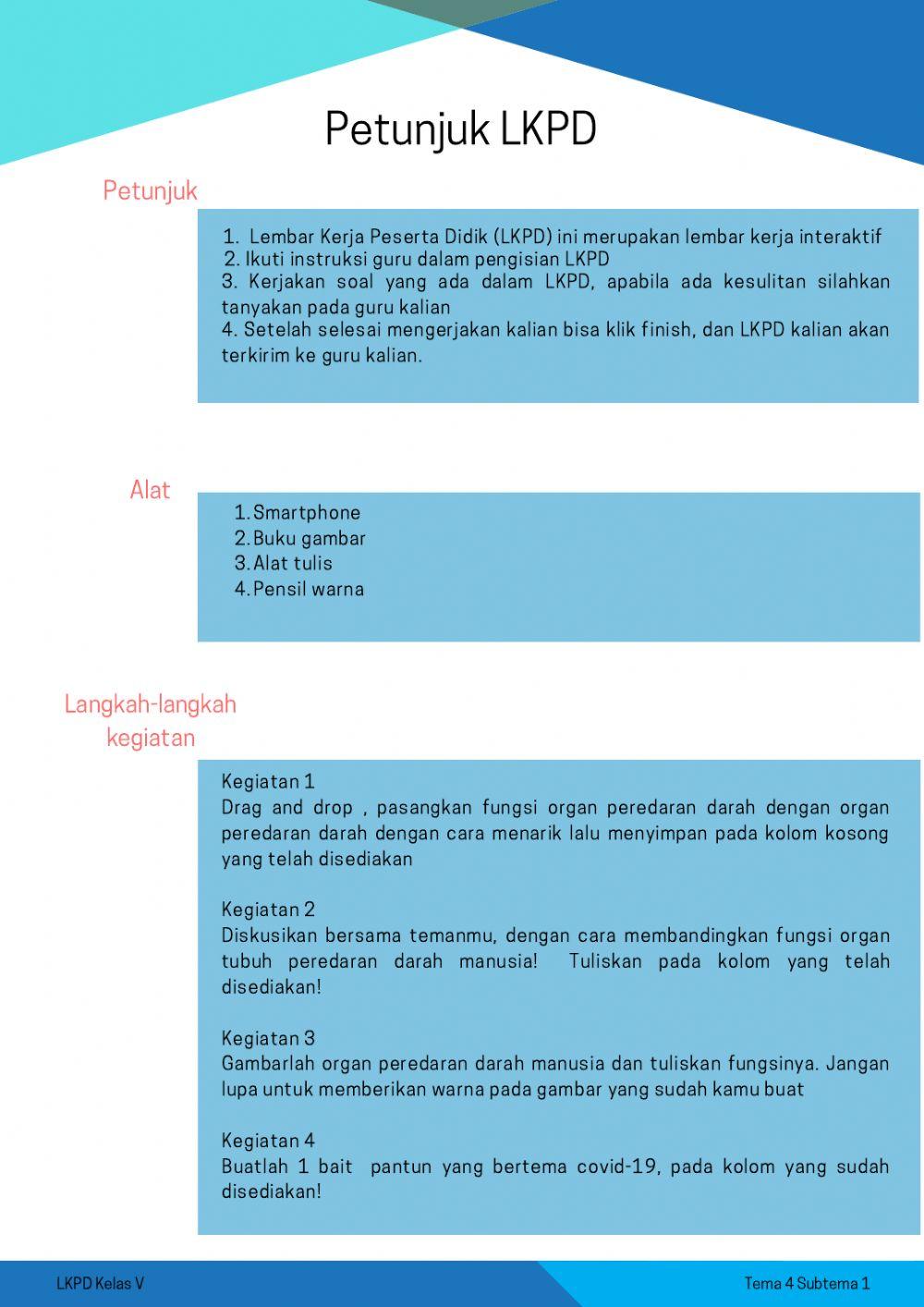 LKPD Kelas 5 tema 4 subtema 1 pb 1