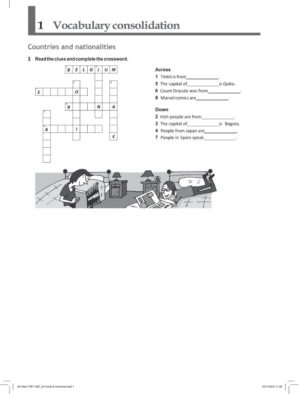 Countiries, nationalities and family