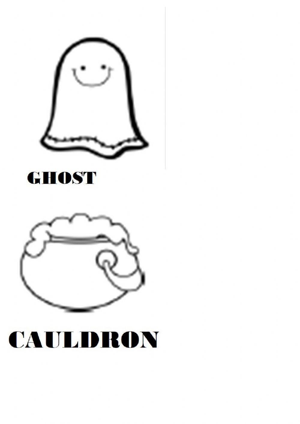 Halloween vocabulary and pronunciation